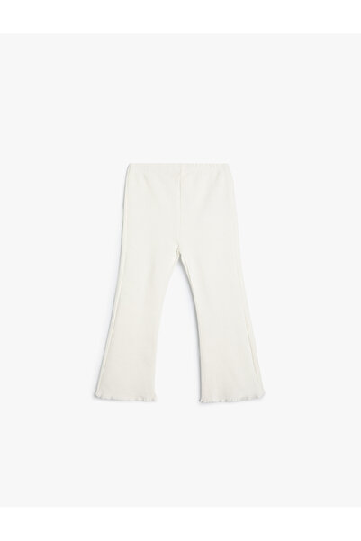 Koton Beige Girl's Flare Leggings