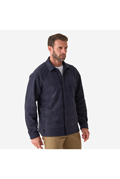 Decathlon Solognac Erkek Uzun Kollu Oduncu Gömleği - Mavi - Avcılık ve Doğa Gözlemi - 100