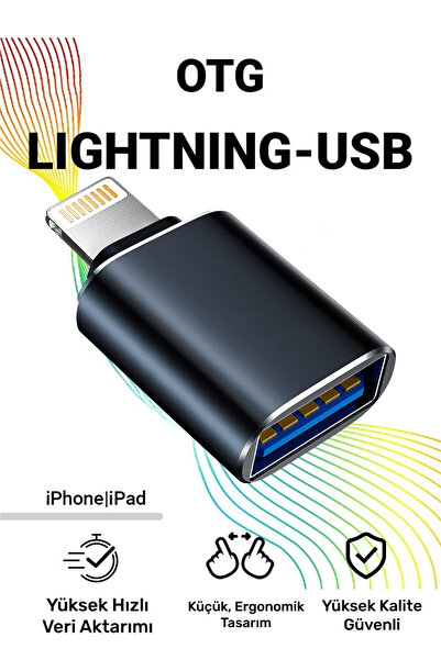 PSGT İphone & Ipad Uyumlu Lightning To Usb 3.0 Çevirici | Yüksek Hızlı Veri A...