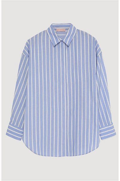 Quzu Blue Women's Shirt Gml00477