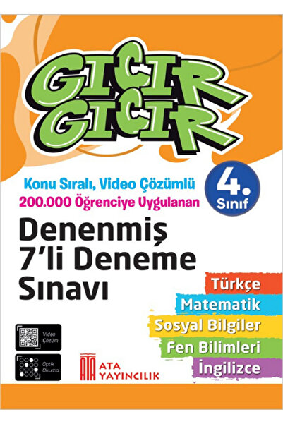 Mavi Tebeşir Yayınları 4. Sınıf Gold Yeni Nesil Soru Bankası & Gıcır Gıcır Tüm Dersler Denenmiş 7'li Deneme Sınavı
