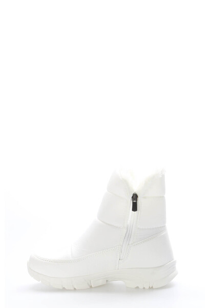 Ayakkabıhane Beyaz Rahat Fermuarlı Kadın Outdoor Kar Botu AH1E9301926211
