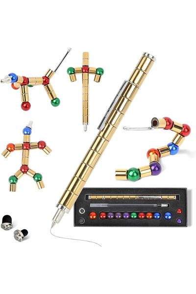 Saharaz Magnetic Pen,Fidget Pen Toy,Decompression Magnetic Fidget Toy Pen Gifts,Back-to-school Gifts