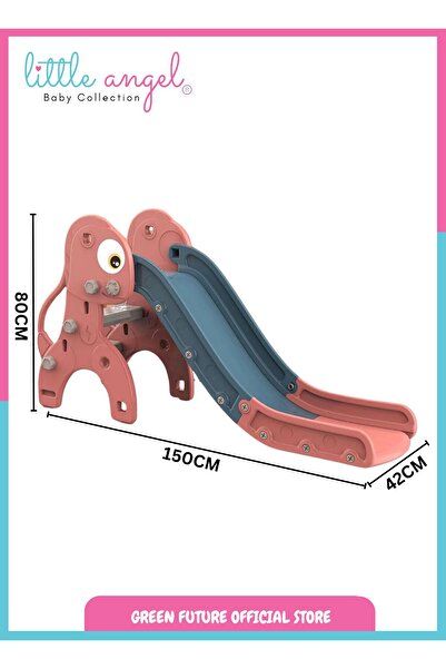 LITTLE ANGEL - Kids Toys Animal Slide - Pink
