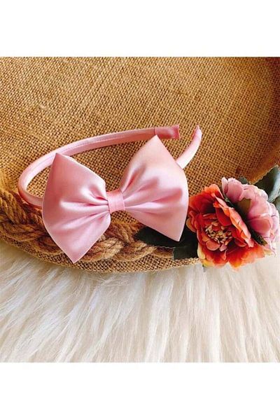 DM ONLINE Candy Pink Bow Maternity Crown
