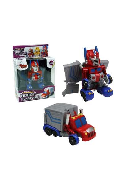 NEWBRENDHOME ألعاب تعليمية تفاعلية في صندوق، شاحنة روبوت صغيرة قابلة للتحويل،...