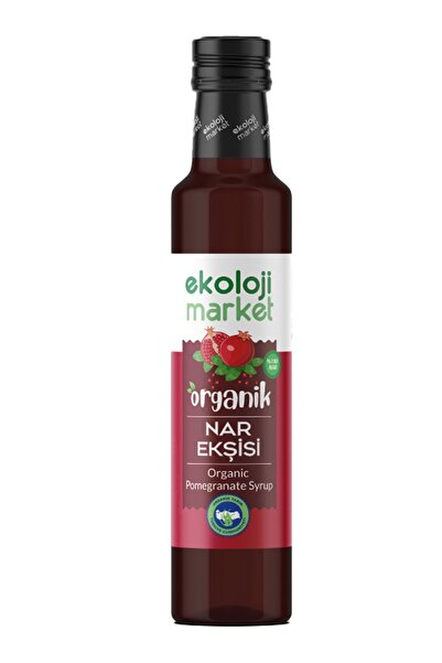 Ekoloji Market Organik Glutensiz Soğuk Sıkım Nar Ekşisi 340 gr
