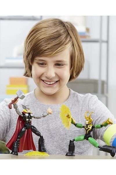 Marvel Set Avengers Bend and Flex, 2 figurines Thor vs Loki