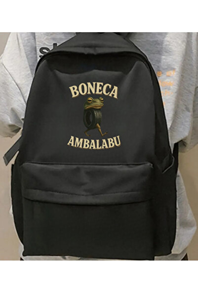 Toum حقيبة ظهر مدرسية مطبوعة للجنسين من سلسلة Tung Tung