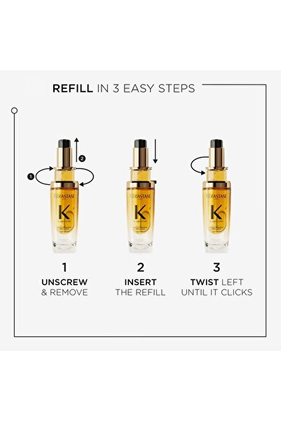 Kerastase Kérastase Elixir Ultime L’Huile Originale Hair Serum Refill 75ml – Nourishing Shine Enhancer