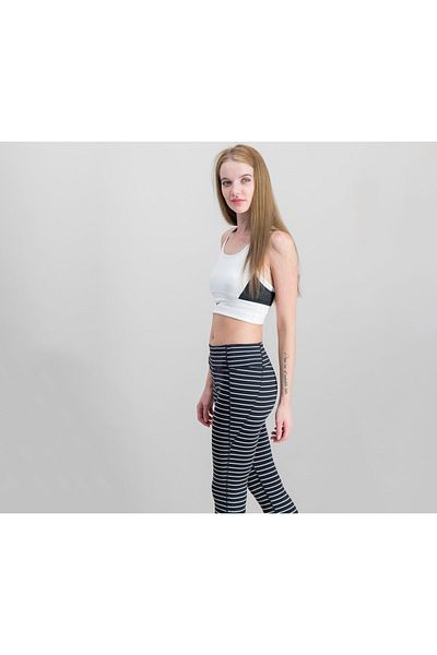 Nike Dri,FIT Pocket Medium,Support Bra, White and Black
