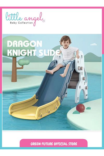LITTLE ANGEL - Kids Toys Animal Slide - Yellow