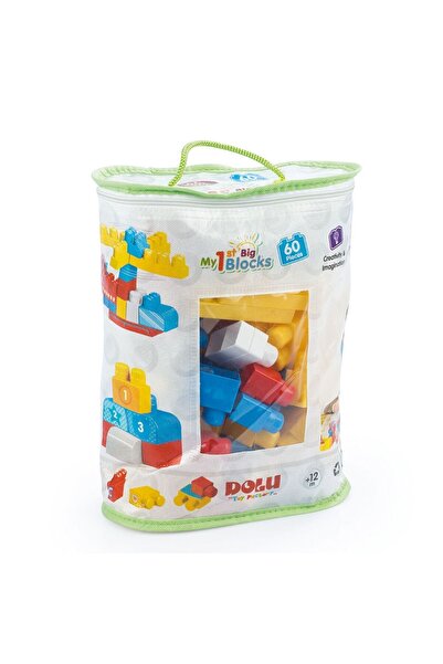 Gülce Design لعبة بنات 5019 مجموعة مكعبات كبيرة 60 قطعة - لعبة تعليمية للأولاد