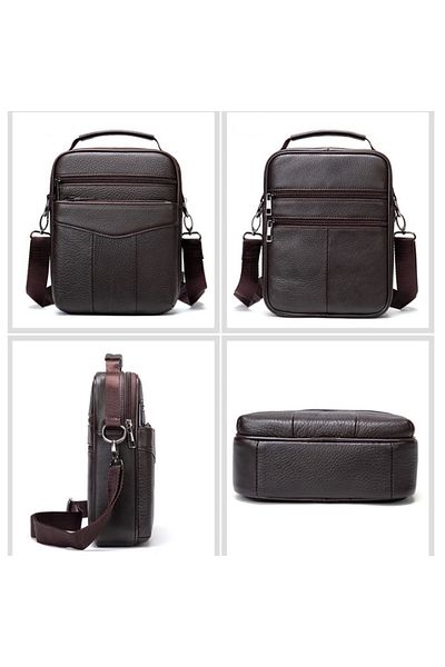 PFY Men's bag, Eduard GT958, genuine leather,Blackmodel