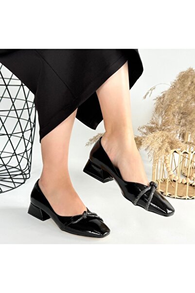 Zerenyus Estay Black Patent Leather Heeled Shoes