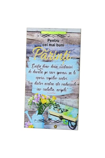 vadrami Pictură personalizată din lemn, mesaj de dragoste și apreciere, „Pent...