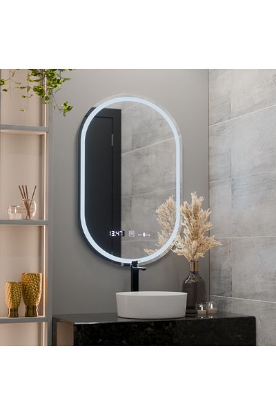 Alista Home Oglinda LED Oval, 50 x 80 cm, Eminence MotionGlow Marcello