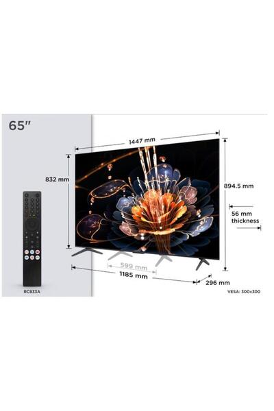 TCL Televizor Mini LED 165 cm (65") 65C61KS, Ultra HD 4K, Smart TV, CI+