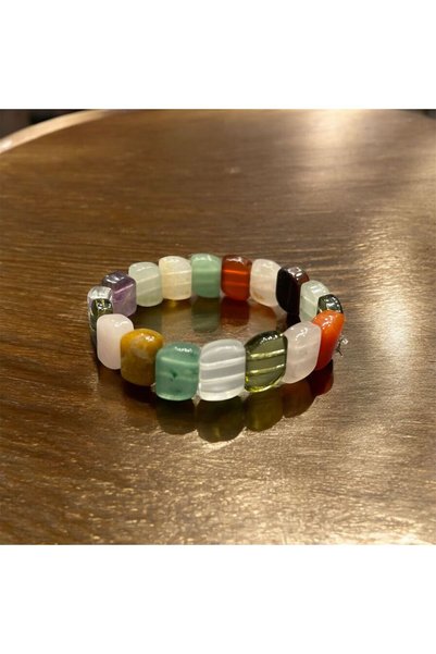 AURA STONE سوار أورا ستون تشاكرا من الحجر الطبيعي طراز رولكس