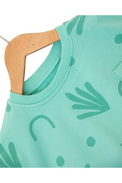 Ege Bebek 2-3-4-5-6 Years Girl and Boy Children's Seasonal 2 Thread Embroidered Tracksuit Set