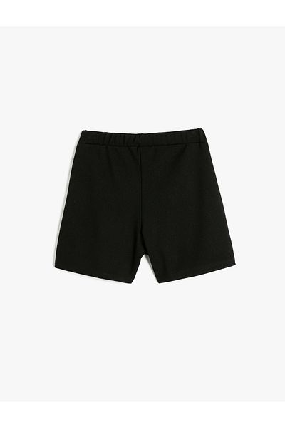 Koton Black Girl's Envelop Skort