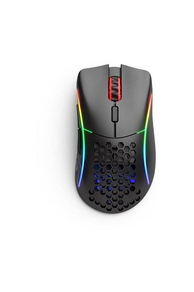 Glorious Mouse Wireless Gaming PC Gaming Race Model D, USB, 19000 dpi, RGB illumination (Black)