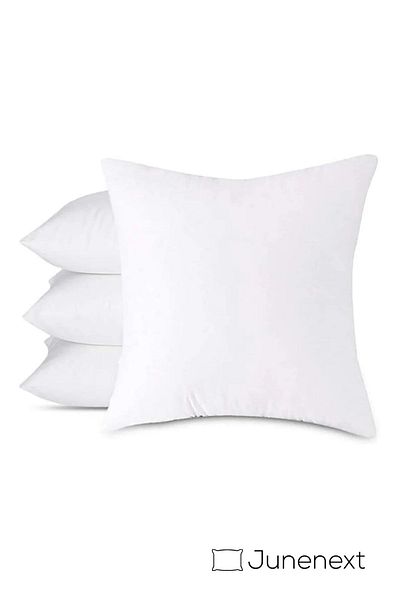 jn junenext 4 Pieces 55 X 55 cm Throw Pillow Filled Throw Pillow Throw Pillow Pillow 660 Gr
