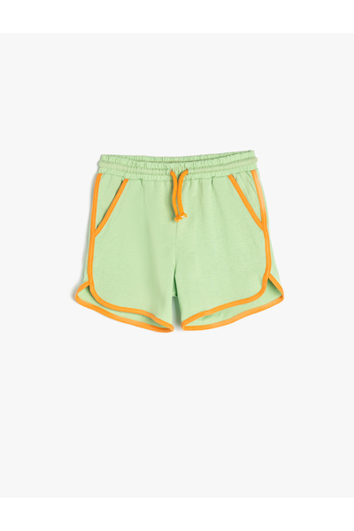 Koton Baby Boy's Green Cotton Shorts