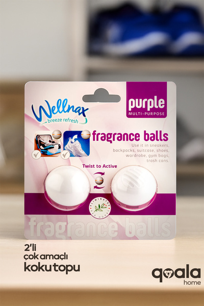 Wellnax breeze refresh Çok Amaçlı Koku Topu 2'li - PURPLE - Ayakkabı, Çanta, ...