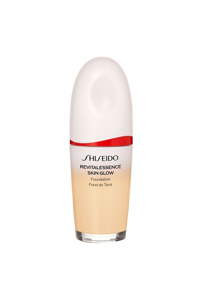 Shiseido كريم أساس REVITALESSENCE SKIN GLOW SPF 30 PA+++ كريم أساس فعال للعناية بالبشرة مع لمسة نهائية لامعة 30 مل