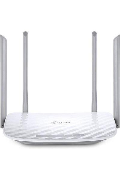 TP-LINK Router Wireless Archer C50, V3 Dual Band, 1200 Mbps, 4 Antene Externe (White)