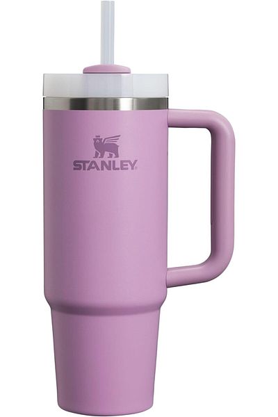 Stanley كوب Quencher H2.0 FlowState من الفولاذ المقاوم للصدأ مع غطاء وقشة - أرجواني، 30 أونصة