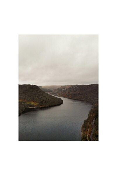 OEM Pictură pe pânză, „Vale liniștită sub un cer înnorat”, 50 x 70 cm