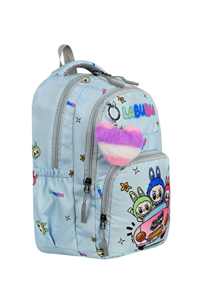 SippoTrade Labubu Licensed Printed Set of 3 Primary School Bag, Thermal Lunch Bag and Pencil Case Set