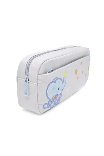 DNS Girls' school bag, 2 compartments, 2 zippers, unequipped, Twinkle, white 2210