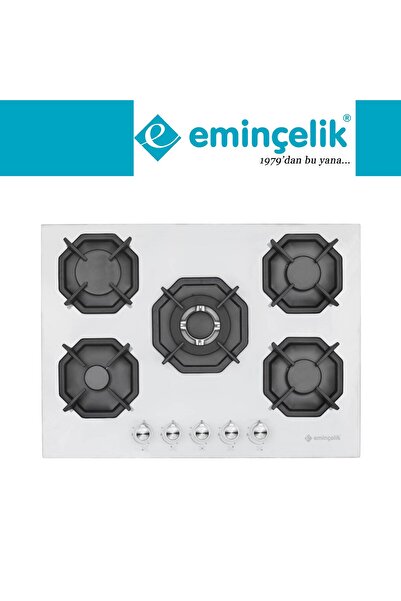 Ferre & Eminçelik SilenArt Beyaz Ankastre Set (QBL62CB + EMİNÇELİK 22 386 5 Gözlü + D064-SA 36Db.)