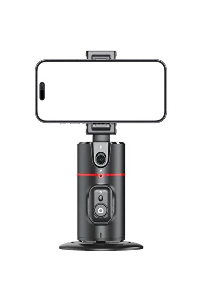 Tradeo حامل ثلاثي القوائم لتتبع الوجه تلقائيًا بزاوية 360 درجة مع التحكم بالإ...