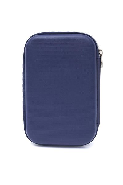 DNS Boys' school pencil case, with 1 compartment 1 zipper, unequipped, 3D Game, navy blue 6563S