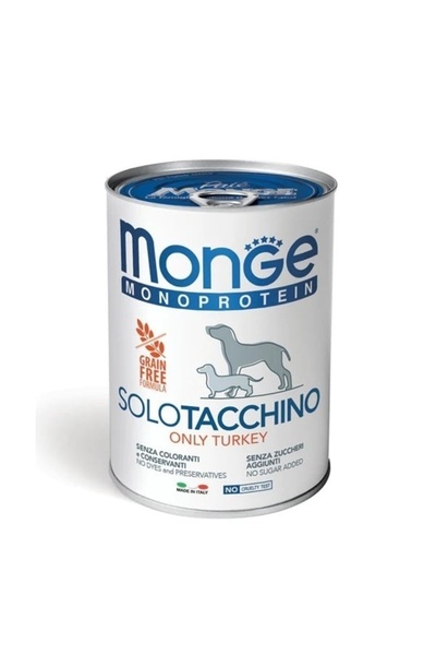 Monge Monoprotein Pate - Hrana umeda super-premium - Curcan - 400g