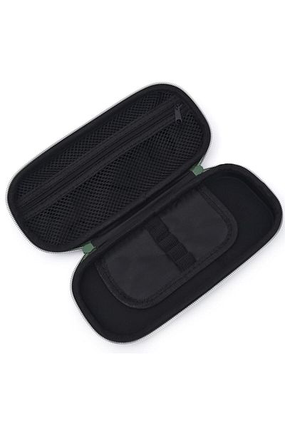DNS School boy's pencil case, with 1 compartment 1 zipper, unequipped, 3D Army, green 6637