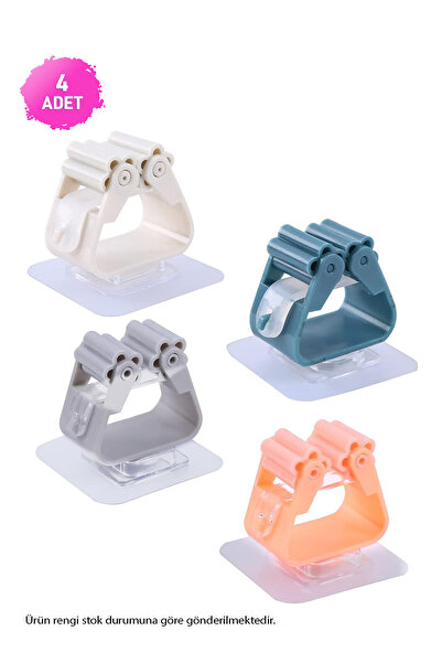 Soillium 4 Adet Fırça Ve Mop Askısı Sap Tutucu Banyo Askı Mop Paspas Süpürge ...