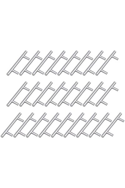 Generic Vosarea 25Pcs Stainless Steel Cabinet Pull Handles Furniture Bar Handles for Drawer Dresser Cupboard