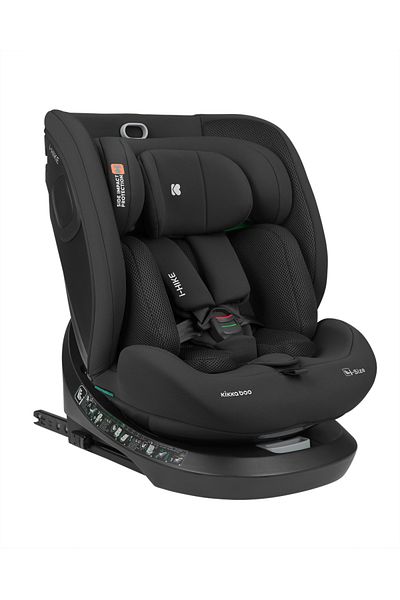 Kikka Boo KikkaBoo i-Hike Black ISOFIX Car Seat, I-Size Approved 40-150cm, R129, SPS-Late Impact Protection