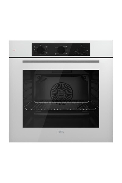 Ferre & Eminçelik SilenArt Beyaz Ankastre Set (QBL62CB + EMİNÇELİK 22 386 5 Gözlü + D064-SA 36Db.)