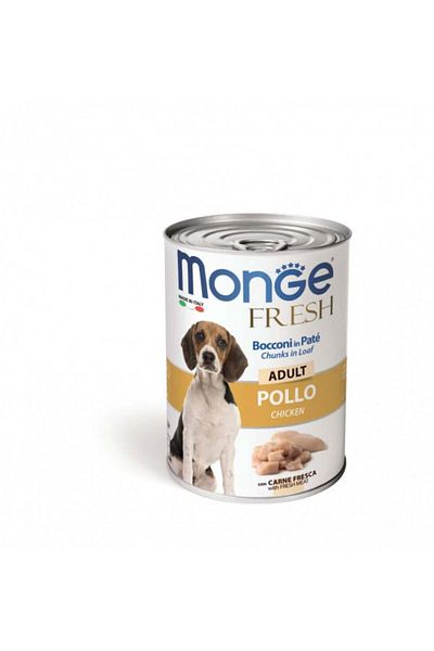 Monge Fresh Chunks Adult - Hrană umedă Super Premium - Pui - 400g
