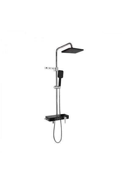 Alista Home Coloana Dus Afisaj LCD Inox Negru Argintiu SJG/006