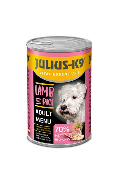 Julius K9 Julius K 9 Dog - Hrană umedă super-premium - Miel și orez - 1240 g