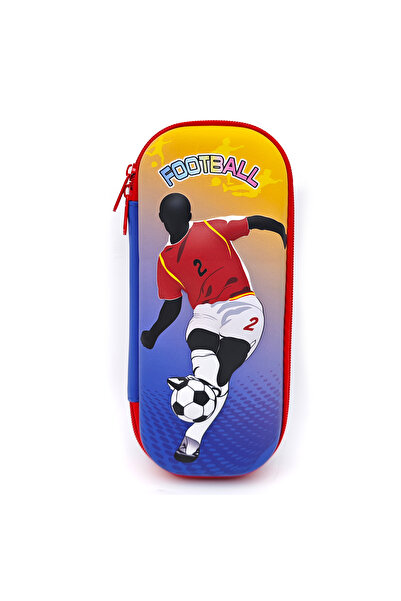 DNS Penar baieti scolar, cu 1 compartiment 1 fermoar, neechipat, 3D Fotbal, a...