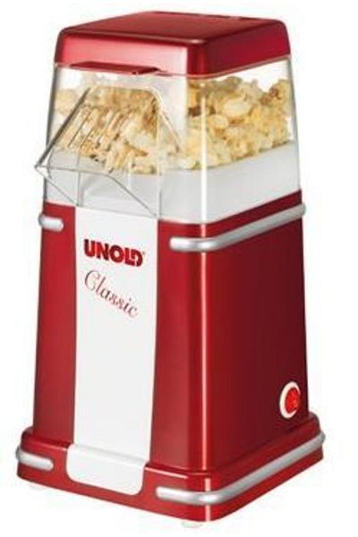 Unold Aparat de popcorn U48525, 900W, 100g (Roșu-Alb)