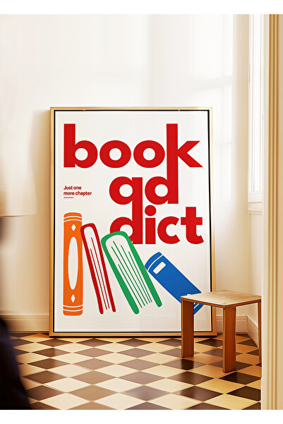 ARTHOUSECOLLECTIVE Book Addict - Imprimare poster pentru dependenți de cărți ...